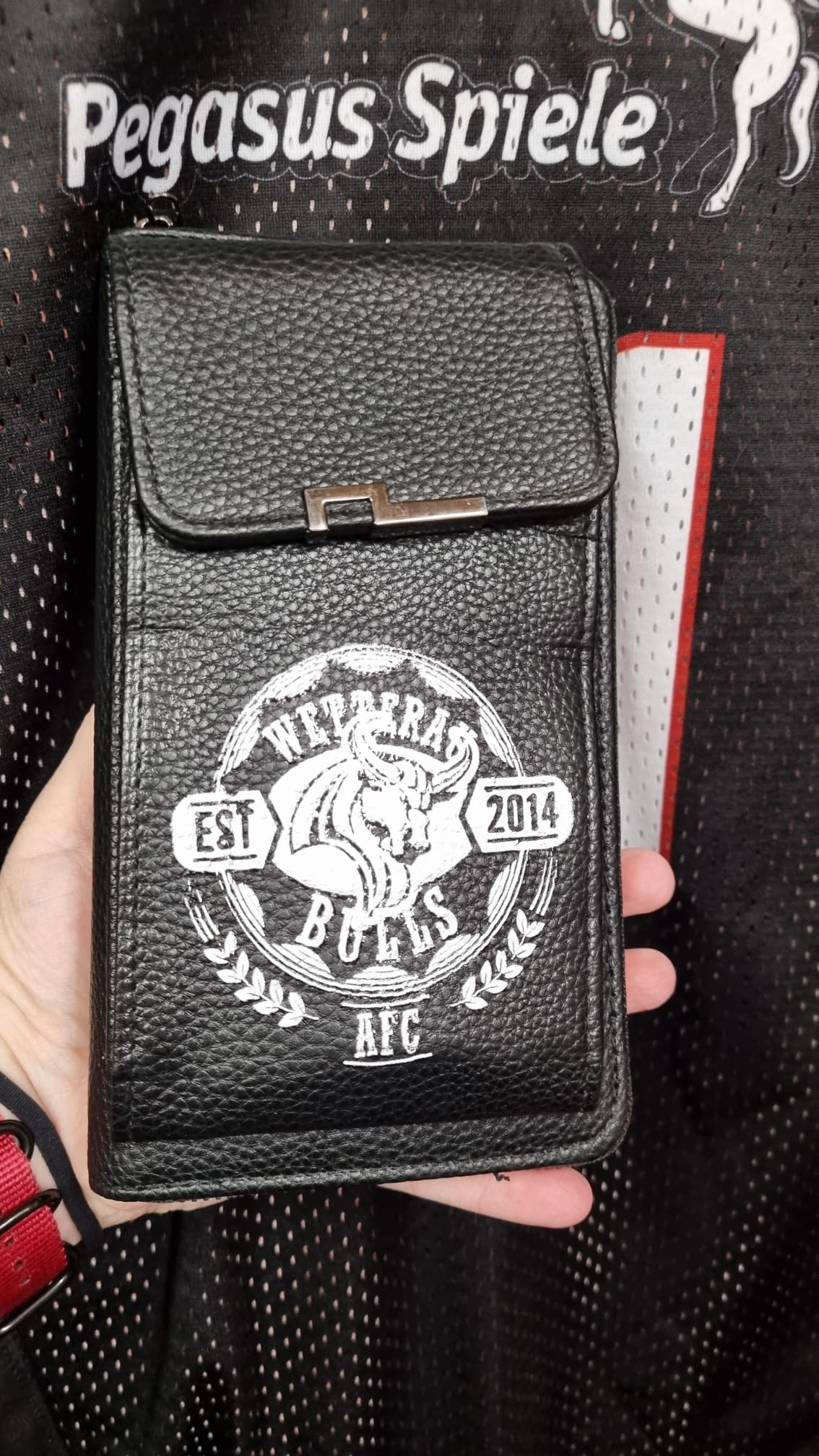 Portemonnaie mit Bulls Logo